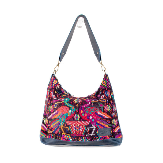 SMALL PENELOPE BAG - OOAK HUIPIL - NAVY - NO. 201515