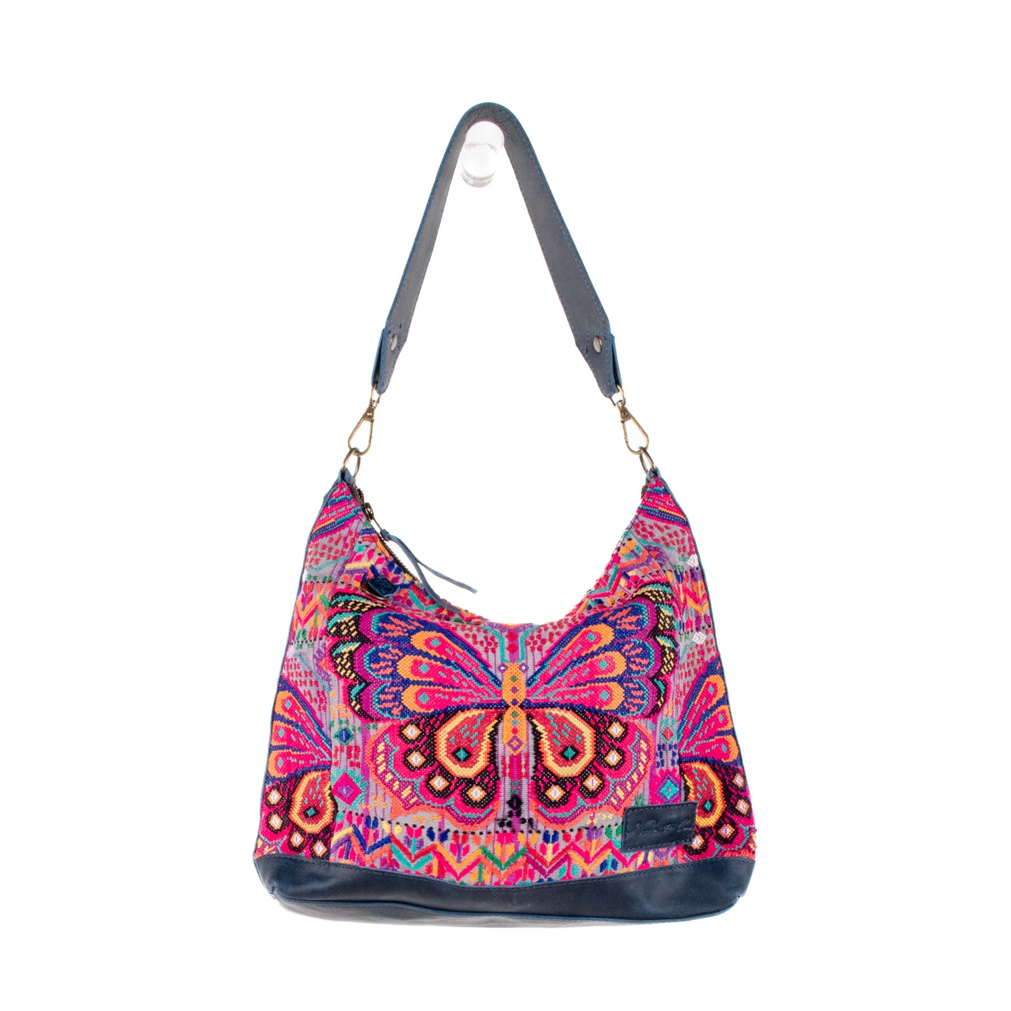 SMALL PENELOPE BAG - OOAK HUIPIL - NAVY - NO. 201516