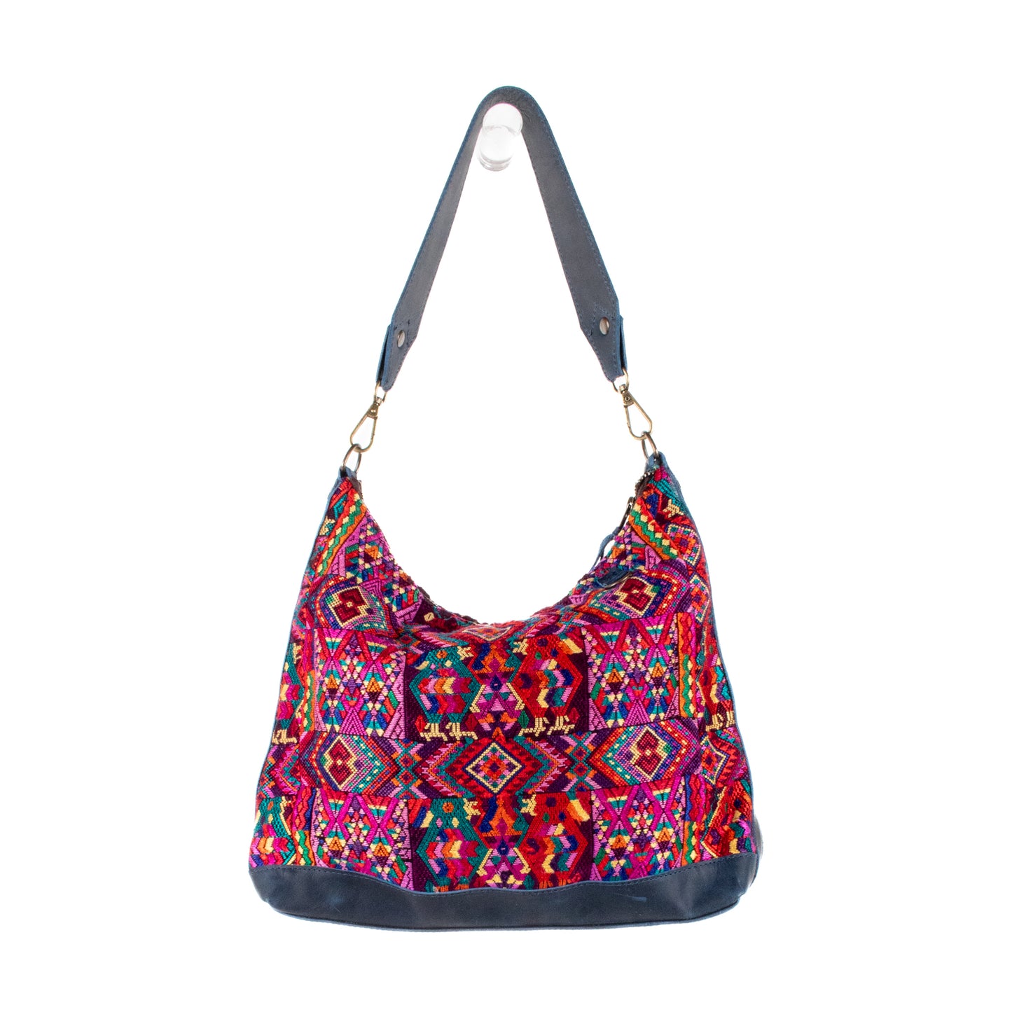 SMALL PENELOPE BAG - OOAK HUIPIL - NAVY - NO. 201517