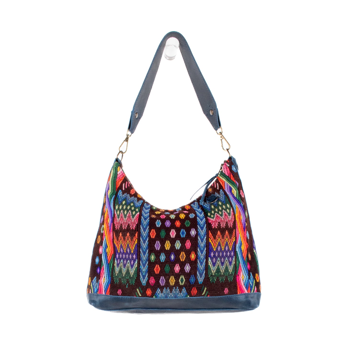 SMALL PENELOPE BAG - OOAK HUIPIL - NAVY - NO. 201519