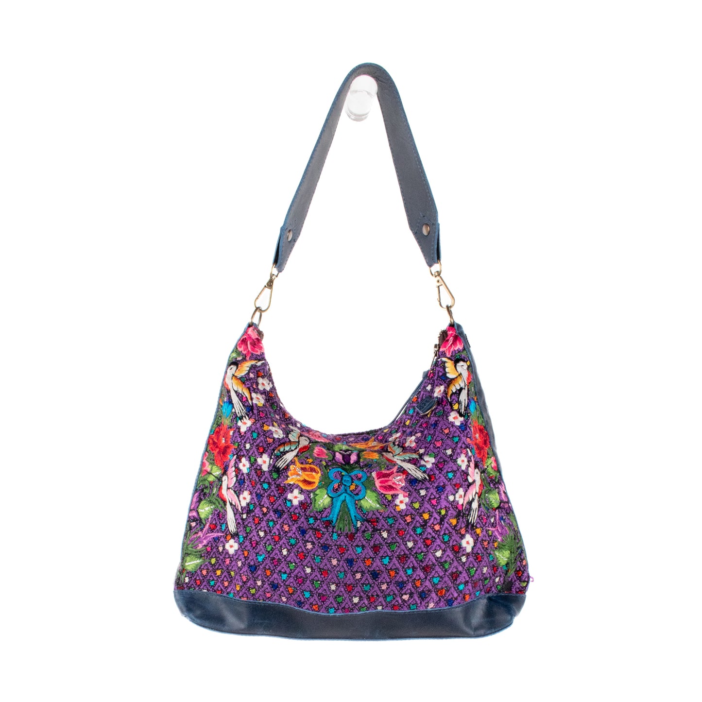 SMALL PENELOPE BAG - OOAK HUIPIL - NAVY - NO. 201520