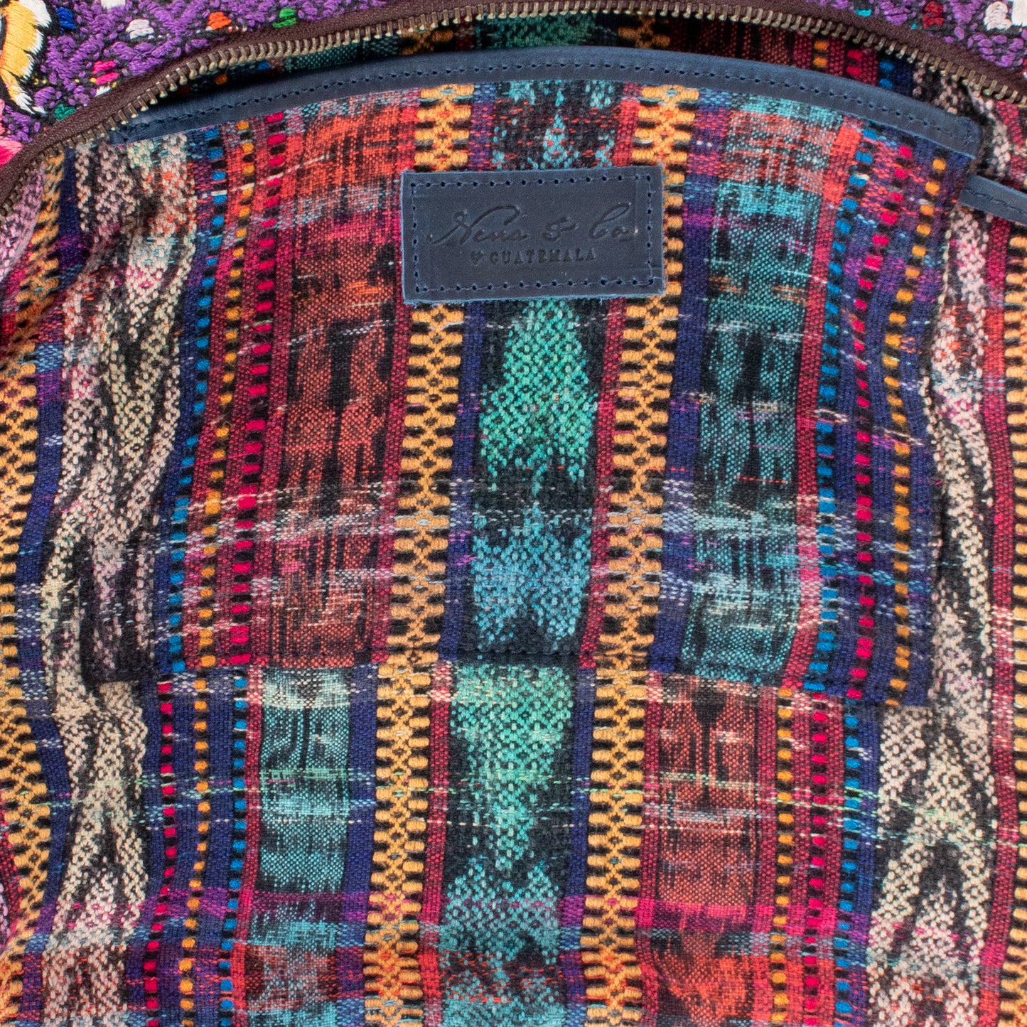 SMALL PENELOPE BAG - OOAK HUIPIL - NAVY - NO. 201520