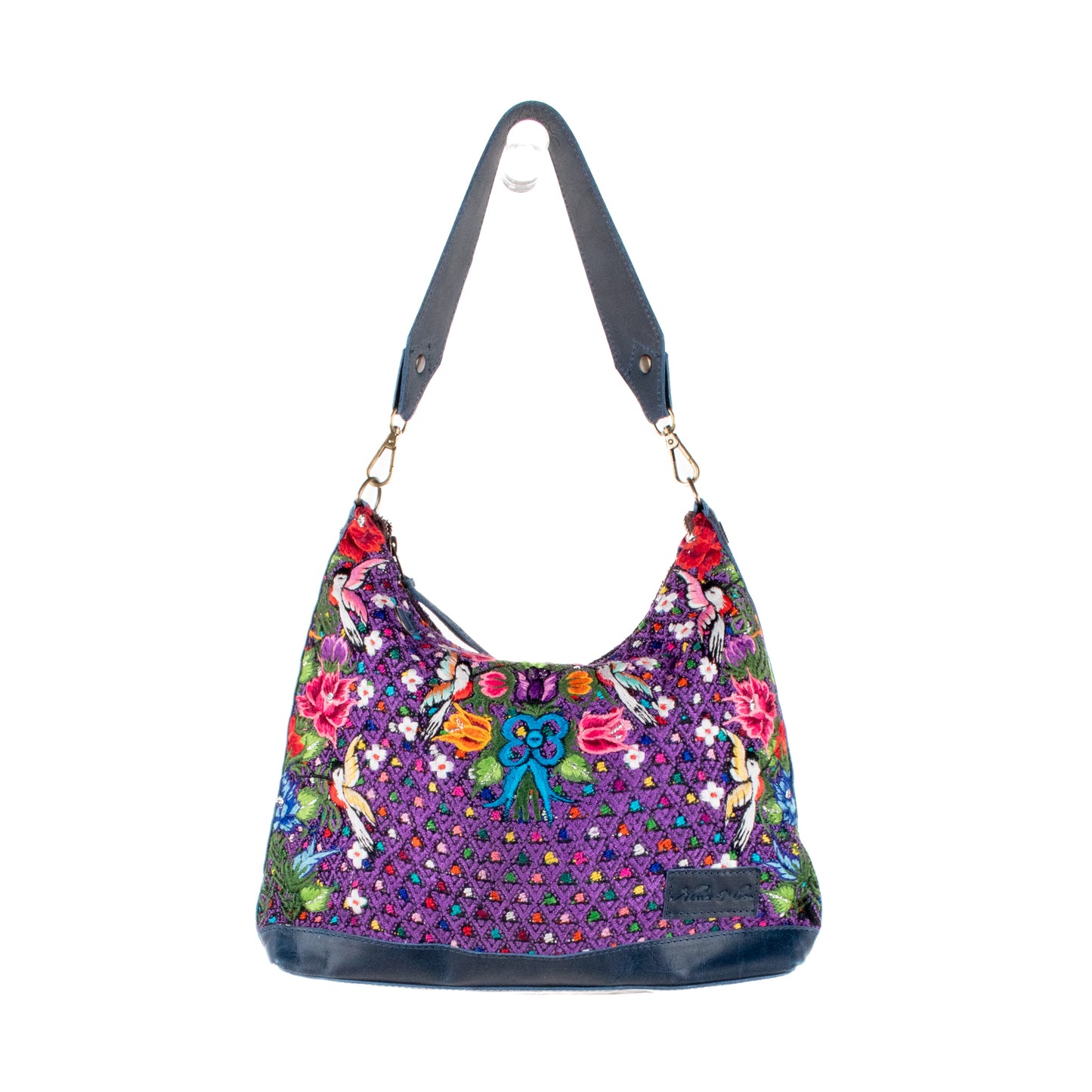 SMALL PENELOPE BAG - OOAK HUIPIL - NAVY - NO. 201520