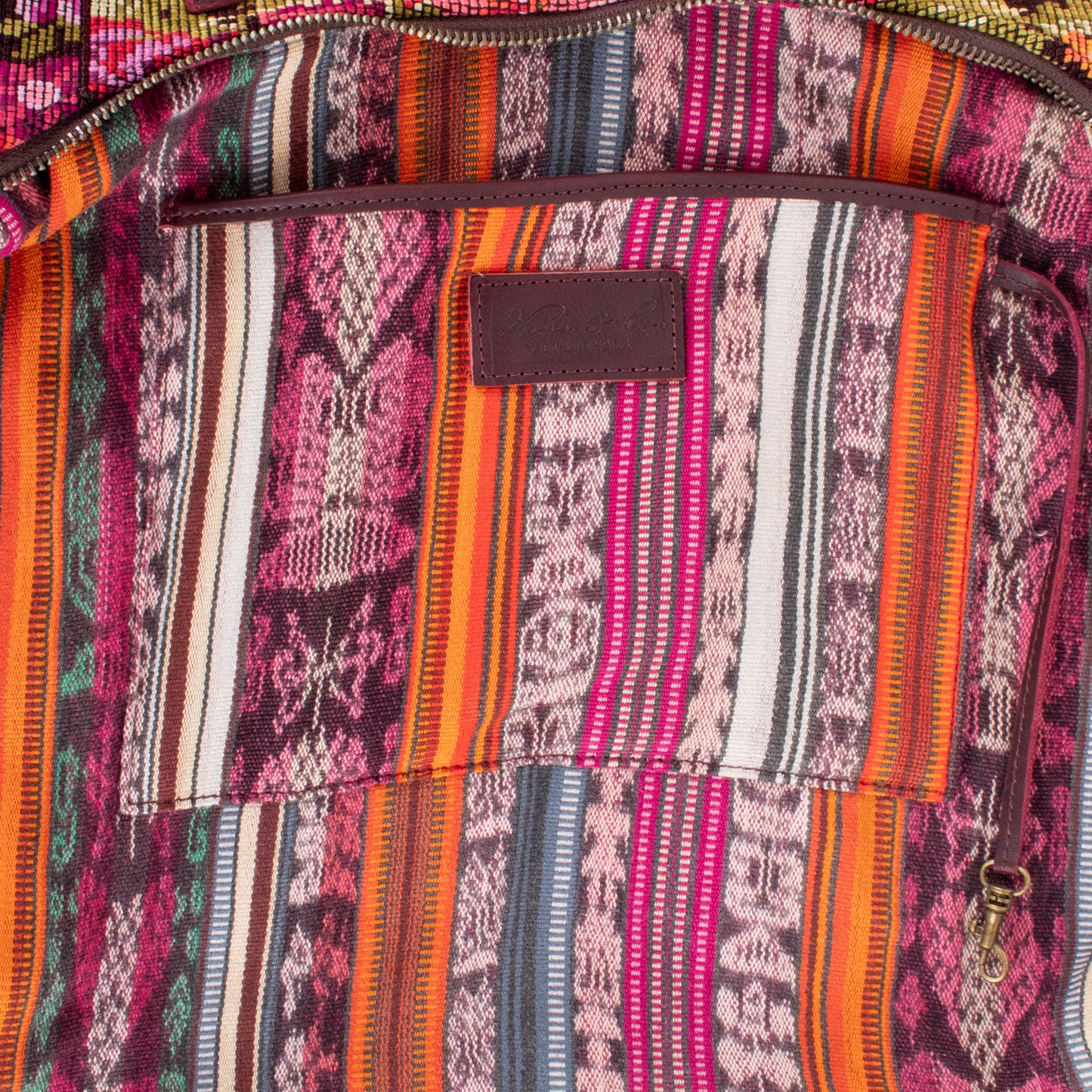 **SHIP WINDOW** PENELOPE BAG - OOAK HUIPIL - VINO TINTO - NO. 201528