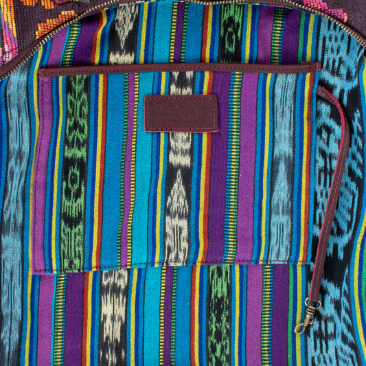 **SHIP WINDOW** PENELOPE BAG - OOAK HUIPIL - VINO TINTO - NO. 201530
