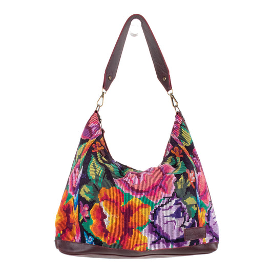 **SHIP WINDOW** PENELOPE BAG - OOAK HUIPIL - VINO TINTO - NO. 201530