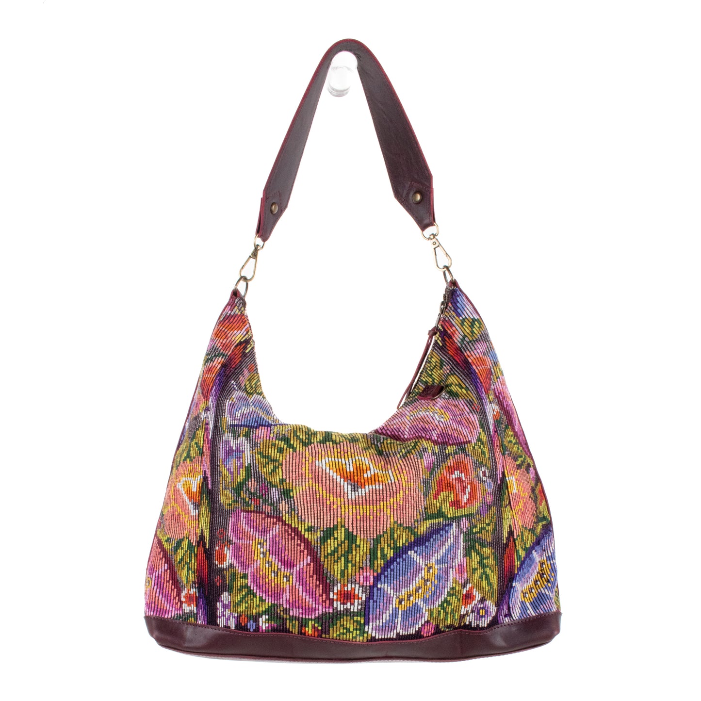 **SHIP WINDOW** PENELOPE BAG - OOAK HUIPIL - VINO TINTO - NO. 201531