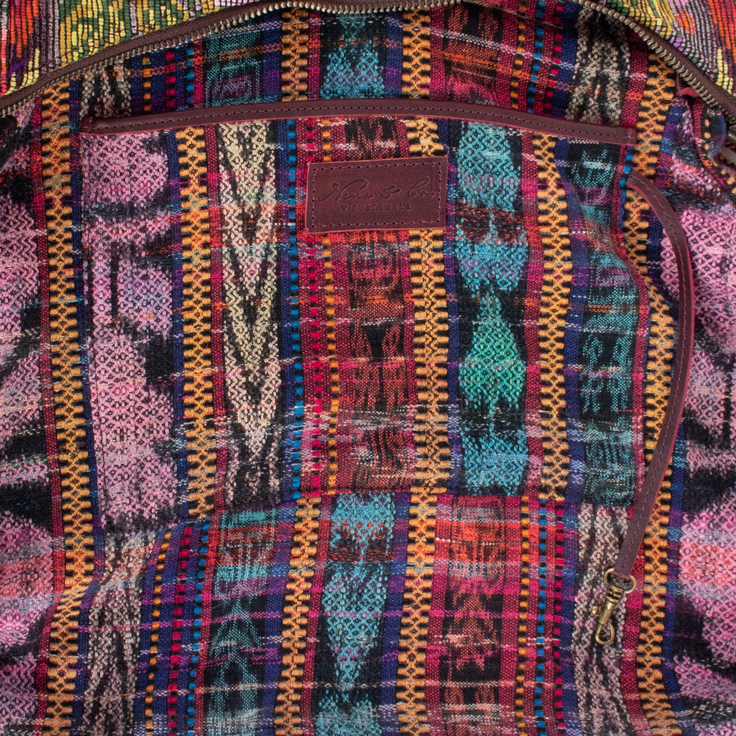 **SHIP WINDOW** PENELOPE BAG - OOAK HUIPIL - VINO TINTO - NO. 201531