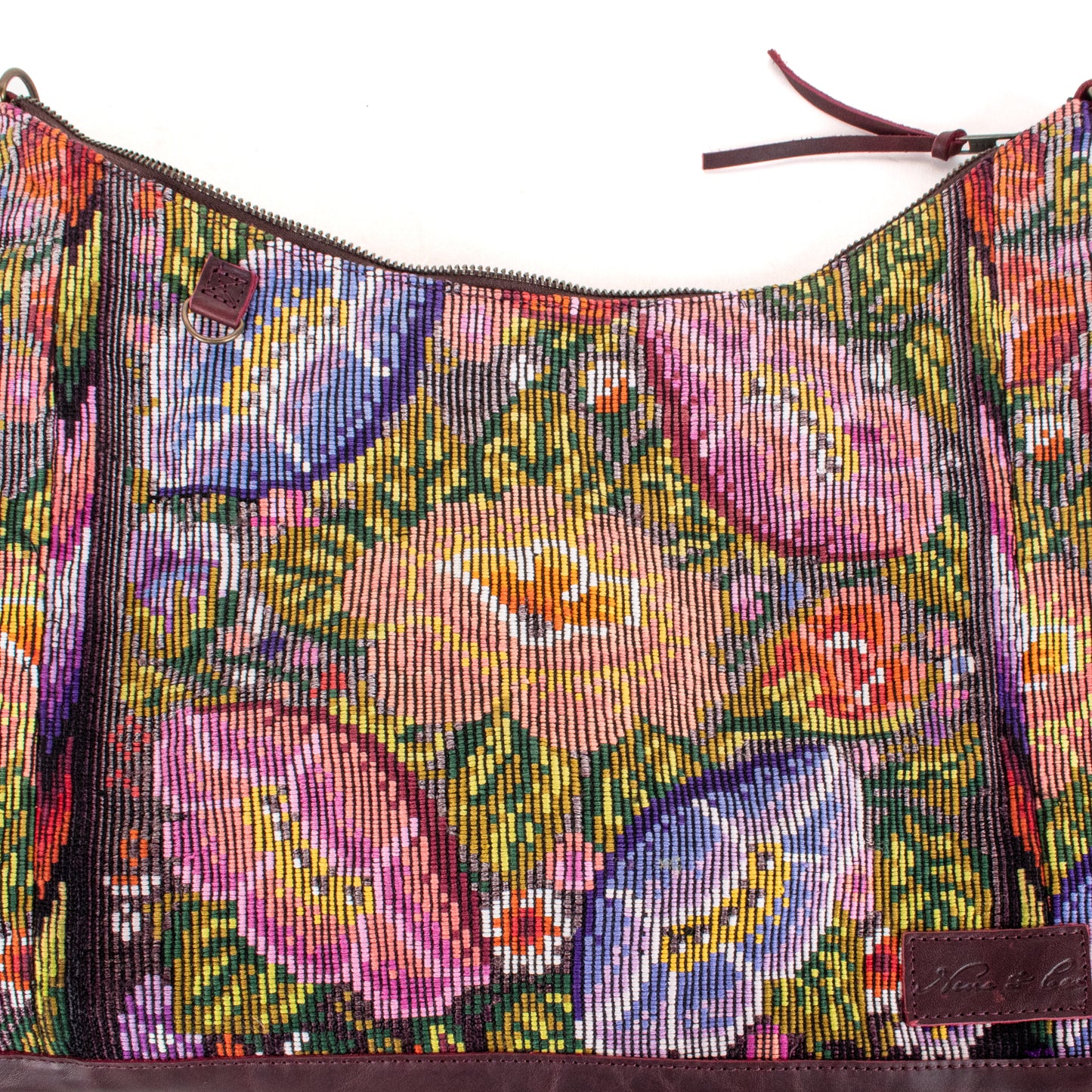**SHIP WINDOW** PENELOPE BAG - OOAK HUIPIL - VINO TINTO - NO. 201531