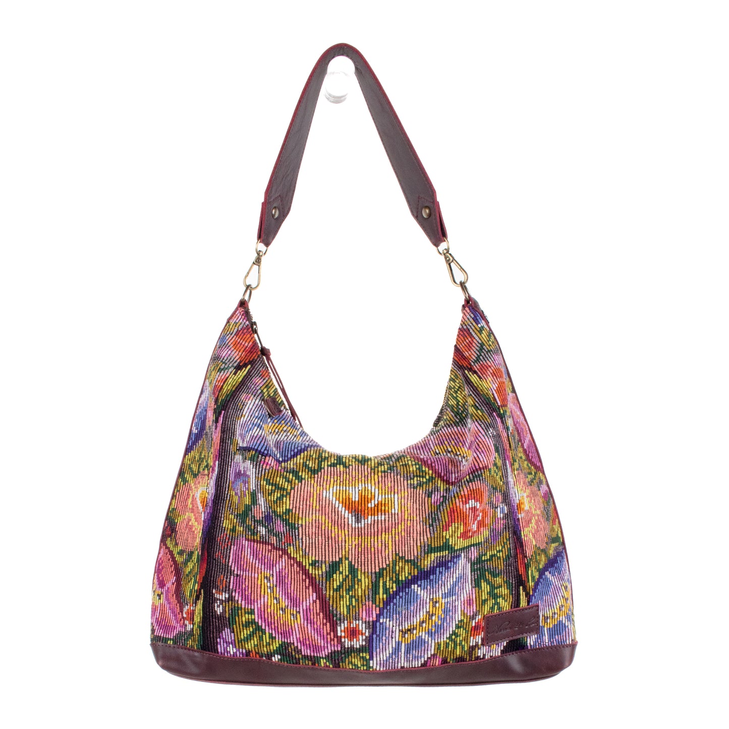 **SHIP WINDOW** PENELOPE BAG - OOAK HUIPIL - VINO TINTO - NO. 201531