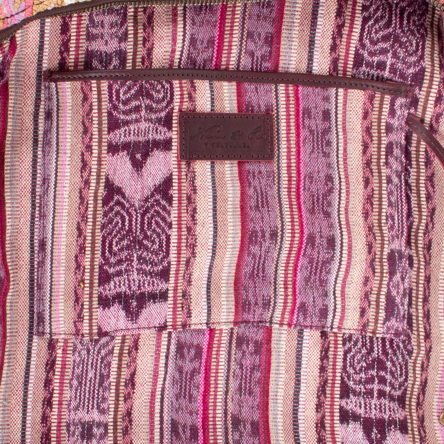 PENELOPE BAG - OOAK HUIPIL - VINO TINTO - NO. 201532