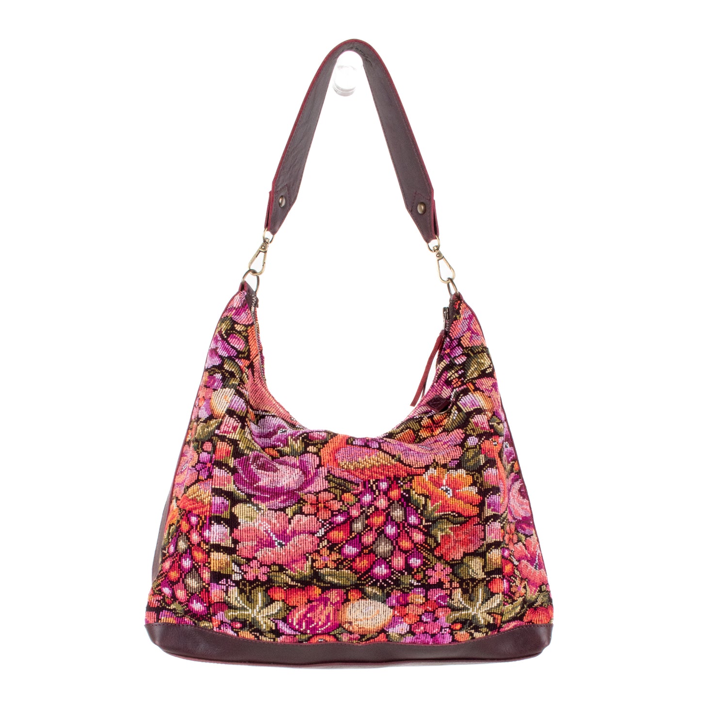 PENELOPE BAG - OOAK HUIPIL - VINO TINTO - NO. 201533