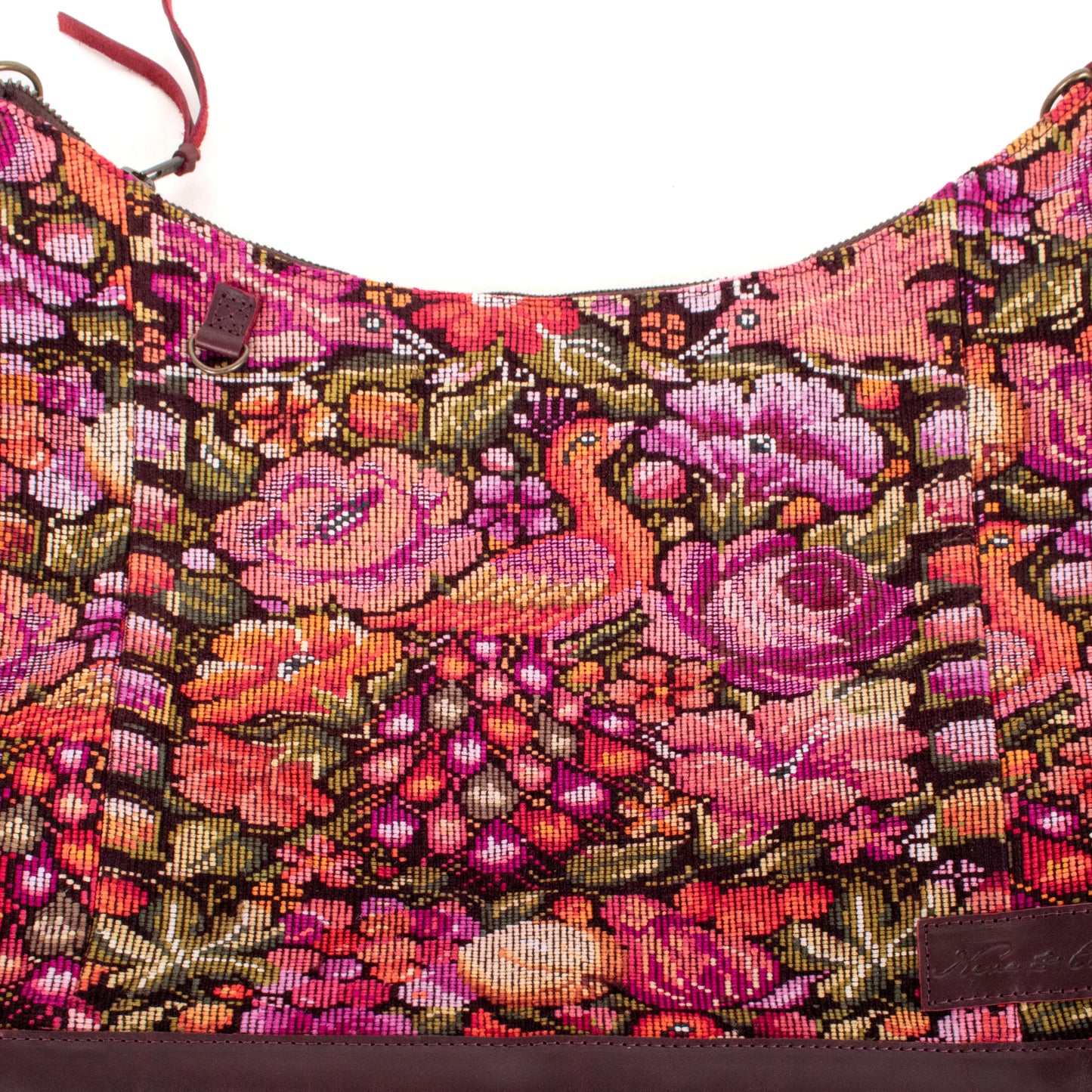 PENELOPE BAG - OOAK HUIPIL - VINO TINTO - NO. 201533
