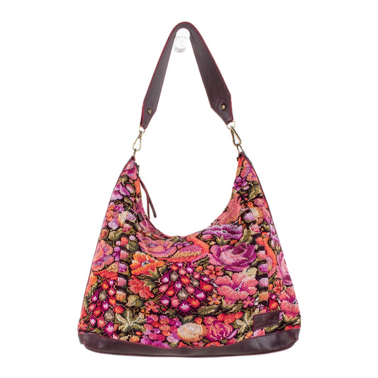 PENELOPE BAG - OOAK HUIPIL - VINO TINTO - NO. 201533