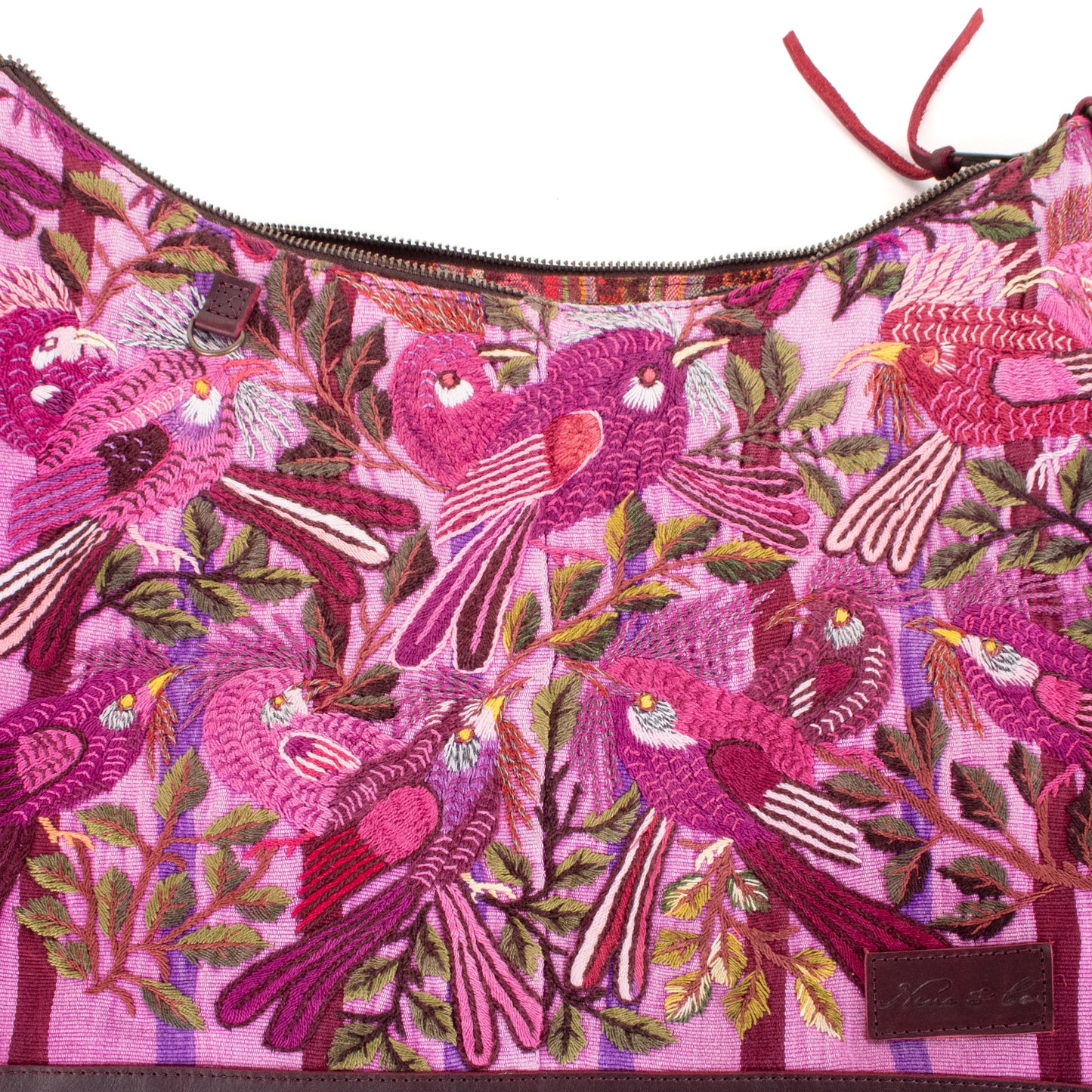 PENELOPE BAG - OOAK HUIPIL - VINO TINTO - NO. 201534