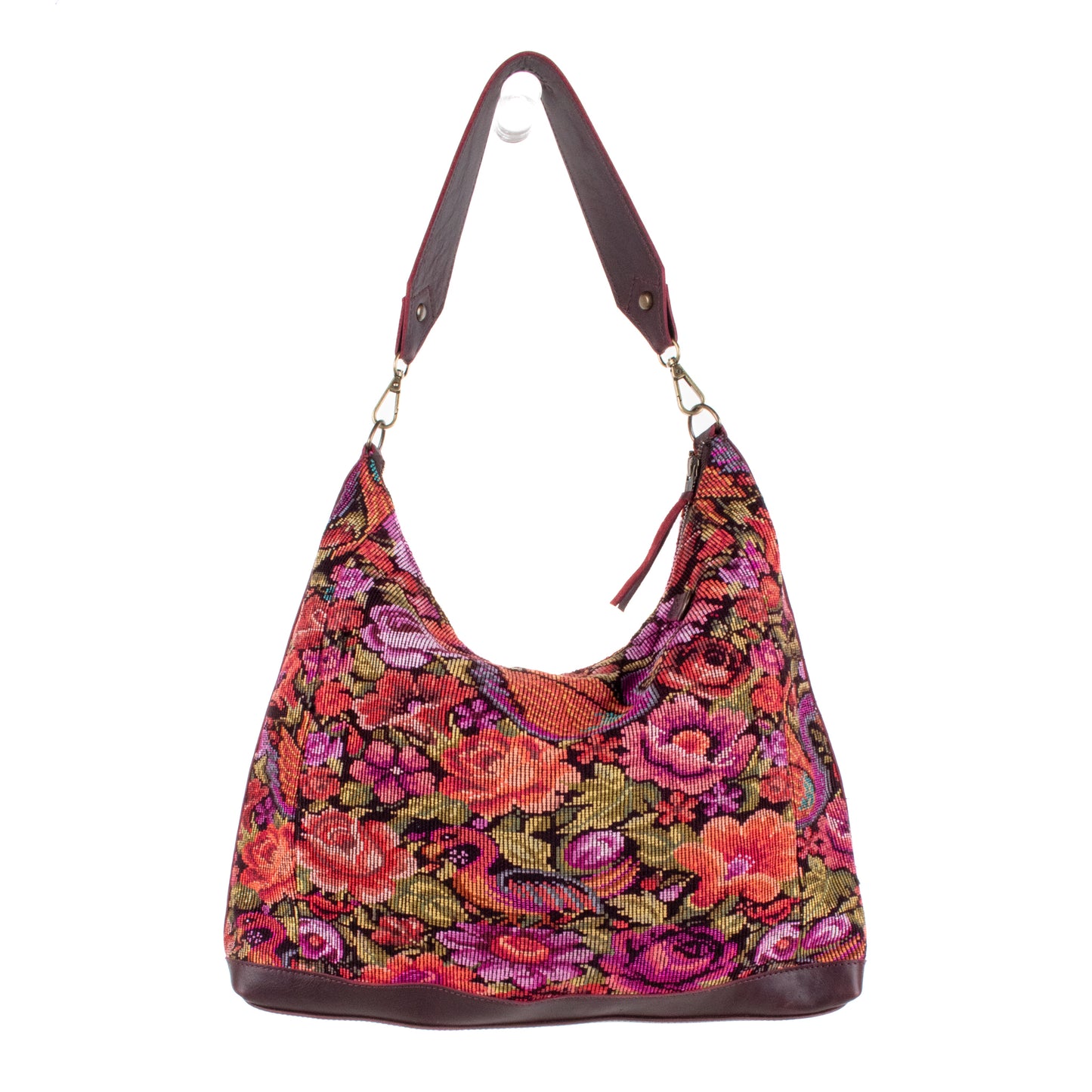 PENELOPE BAG - OOAK HUIPIL - VINO TINTO - NO. 201536