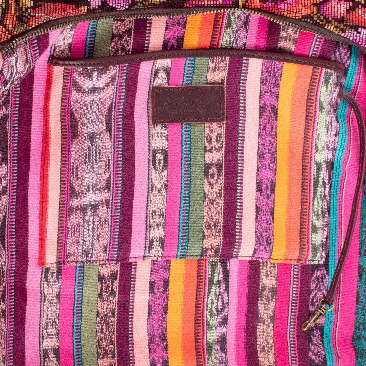 PENELOPE BAG - OOAK HUIPIL - VINO TINTO - NO. 201536