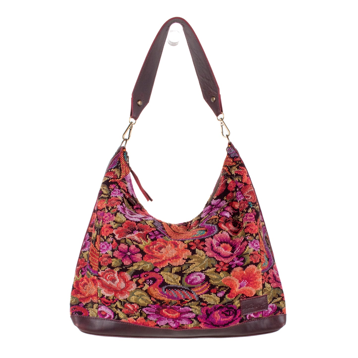 PENELOPE BAG - OOAK HUIPIL - VINO TINTO - NO. 201536