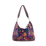 SMALL PENELOPE BAG - OOAK HUIPIL - VINO TINTO - NO. 201538