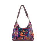 SMALL PENELOPE BAG - OOAK HUIPIL - VINO TINTO - NO. 201538