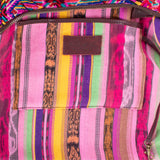 SMALL PENELOPE BAG - OOAK HUIPIL - VINO TINTO - NO. 201545