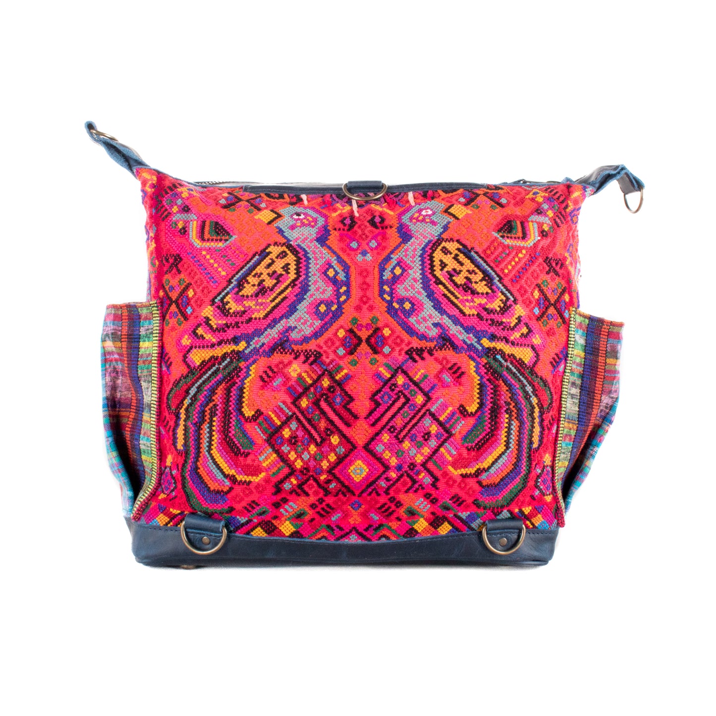 **SHIP WINDOW** BEATRIZ MCDB + DIAMANTE STRAP - OOAK HUIPIL - NAVY - NO. 201548
