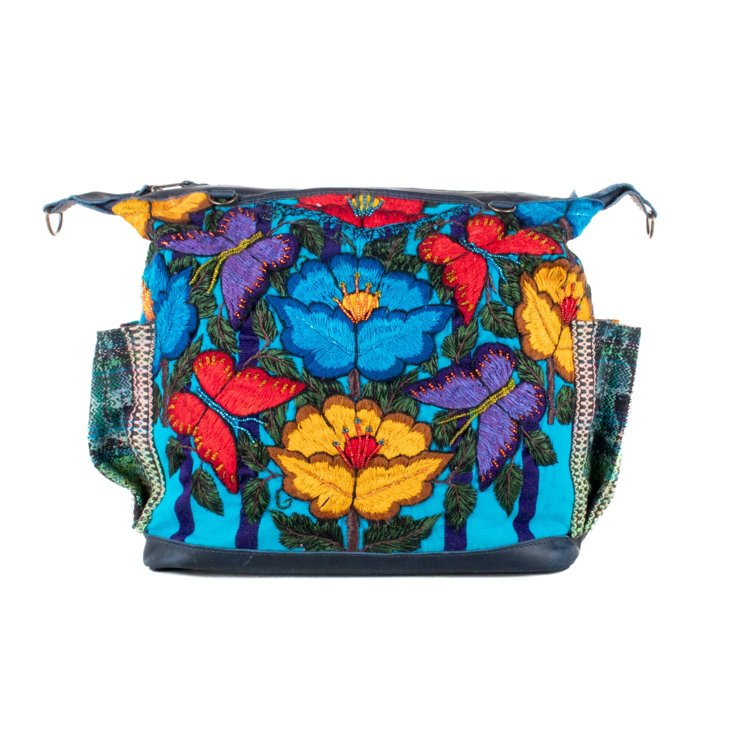 **SHIP WINDOW** BEATRIZ MCDB + DIAMANTE STRAP - OOAK HUIPIL - NAVY - NO. 201549