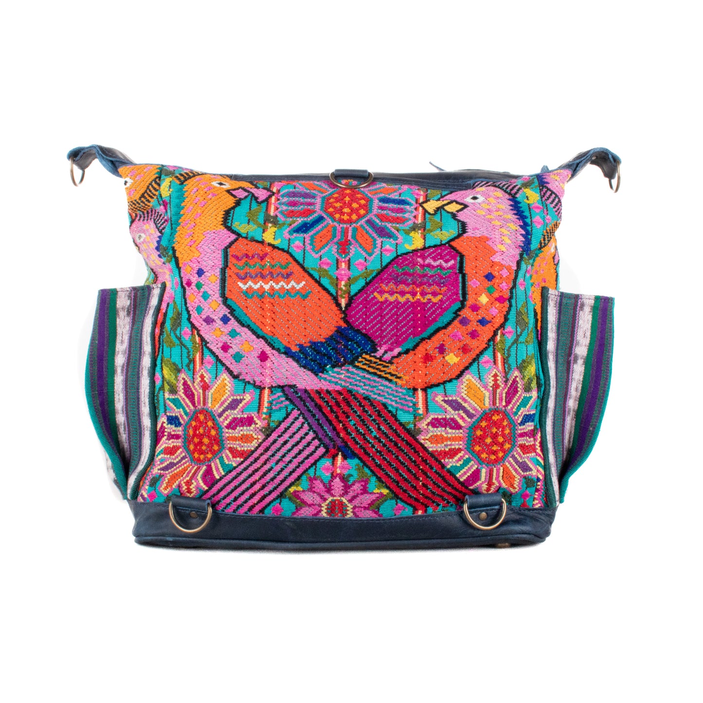 **SHIP WINDOW** BEATRIZ MCDB + DIAMANTE STRAP - OOAK HUIPIL - NAVY - NO. 201551