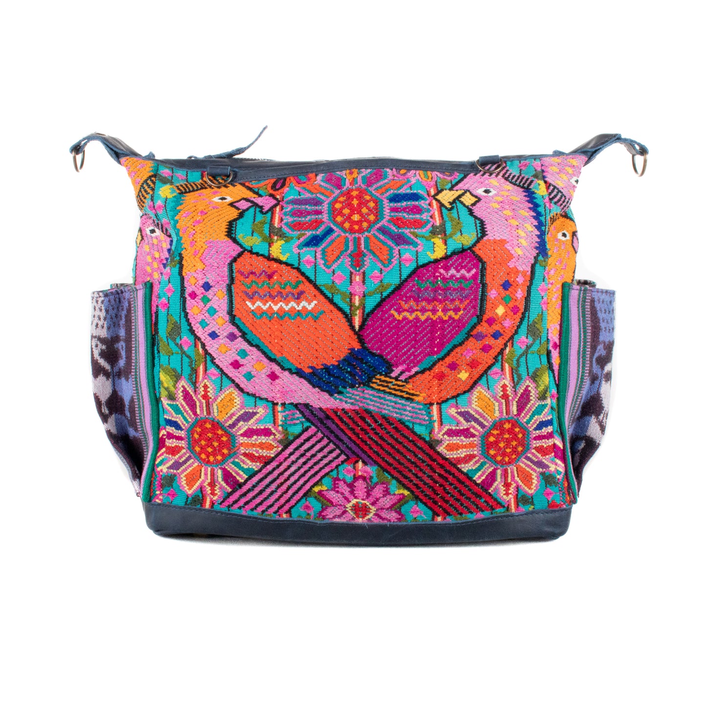 **SHIP WINDOW** BEATRIZ MCDB + DIAMANTE STRAP - OOAK HUIPIL - NAVY - NO. 201551