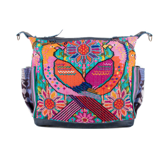 **SHIP WINDOW** BEATRIZ MCDB + DIAMANTE STRAP - OOAK HUIPIL - NAVY - NO. 201551