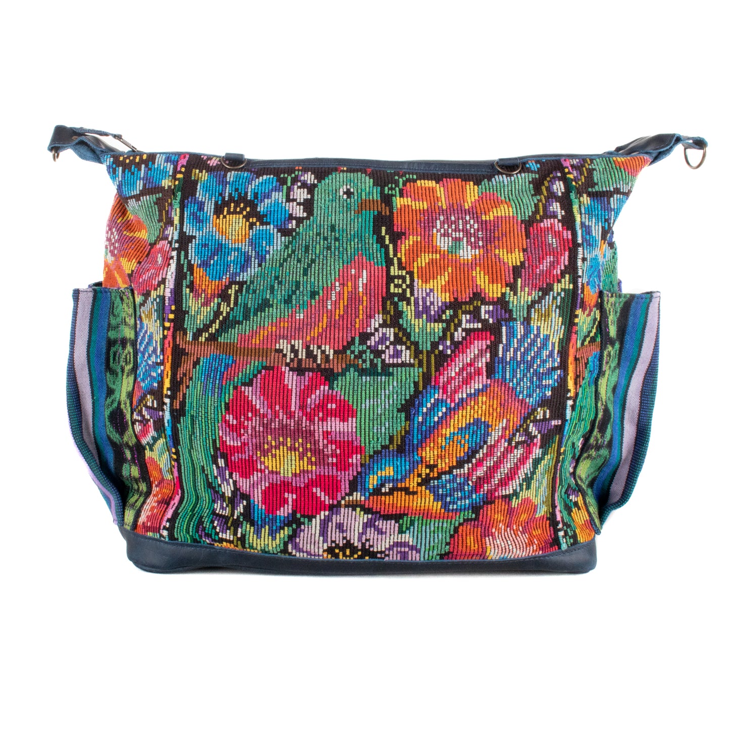 **SHIP WINDOW** BEATRIZ CDB + DIAMANTE STRAP - OOAK HUIPIL - NAVY - NO. 201553
