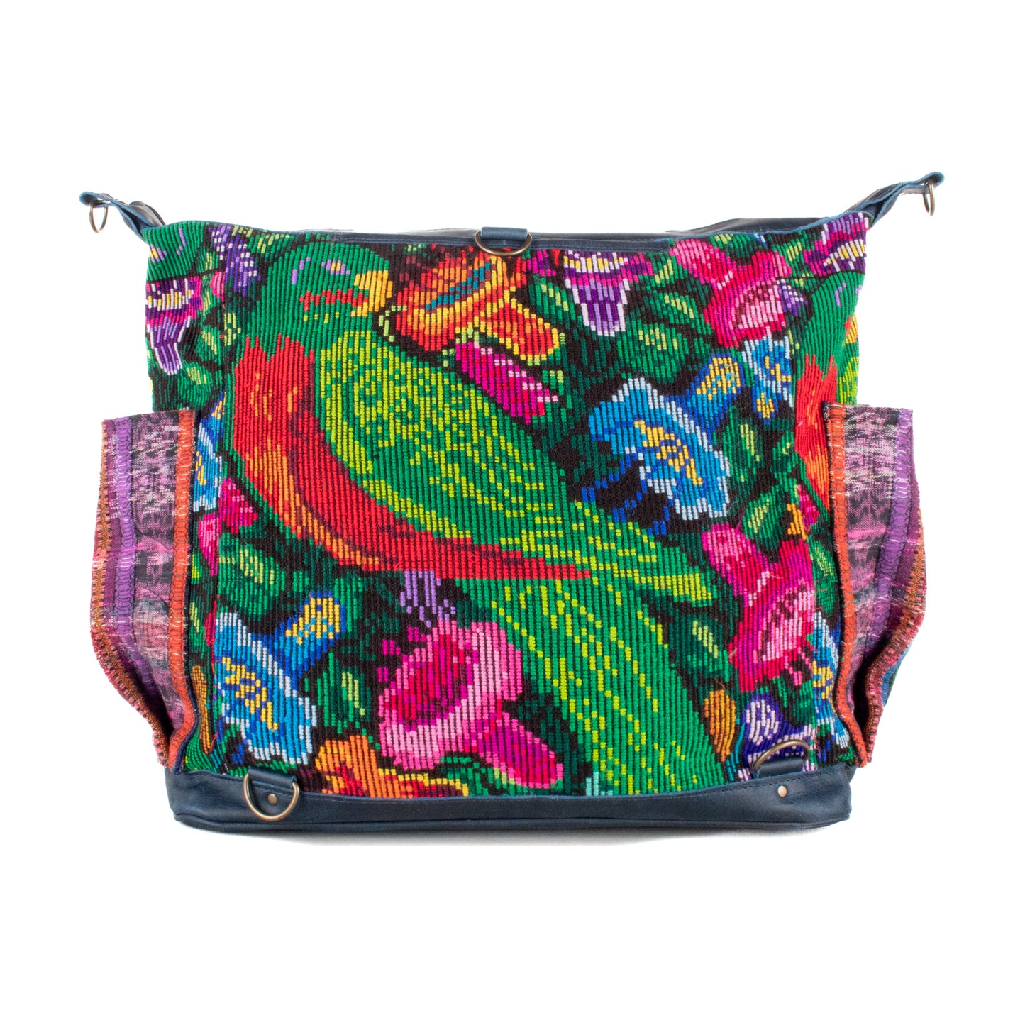 **SHIP WINDOW** BEATRIZ CDB + DIAMANTE STRAP - OOAK HUIPIL - NAVY - NO. 201554