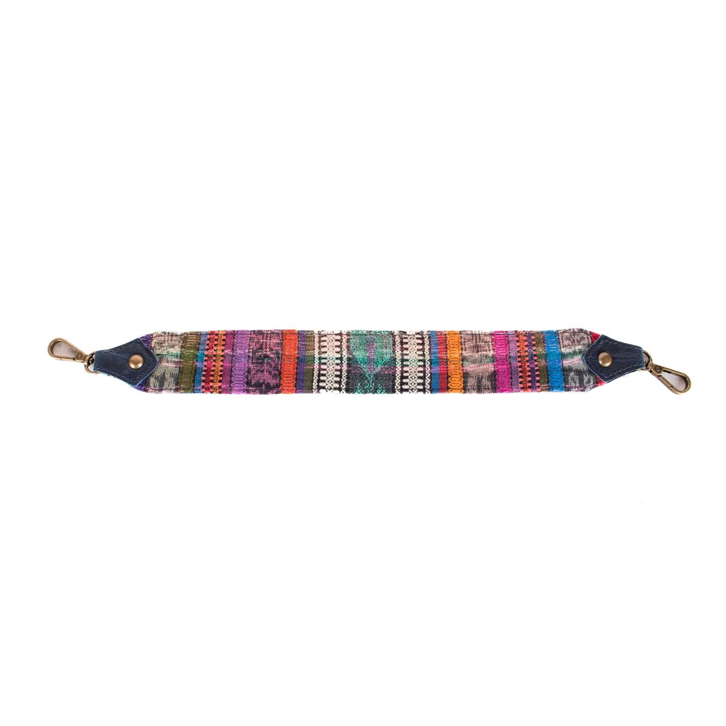 **SHIP WINDOW** BEATRIZ CDB + DIAMANTE STRAP - OOAK HUIPIL - NAVY - NO. 201554