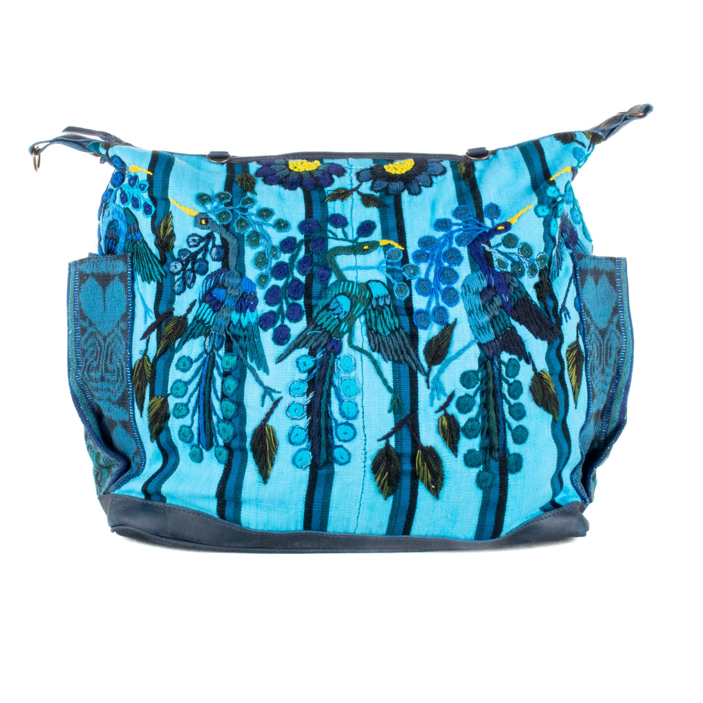 **SHIP WINDOW** BEATRIZ CDB + DIAMANTE STRAP - OOAK HUIPIL - NAVY - NO. 201555