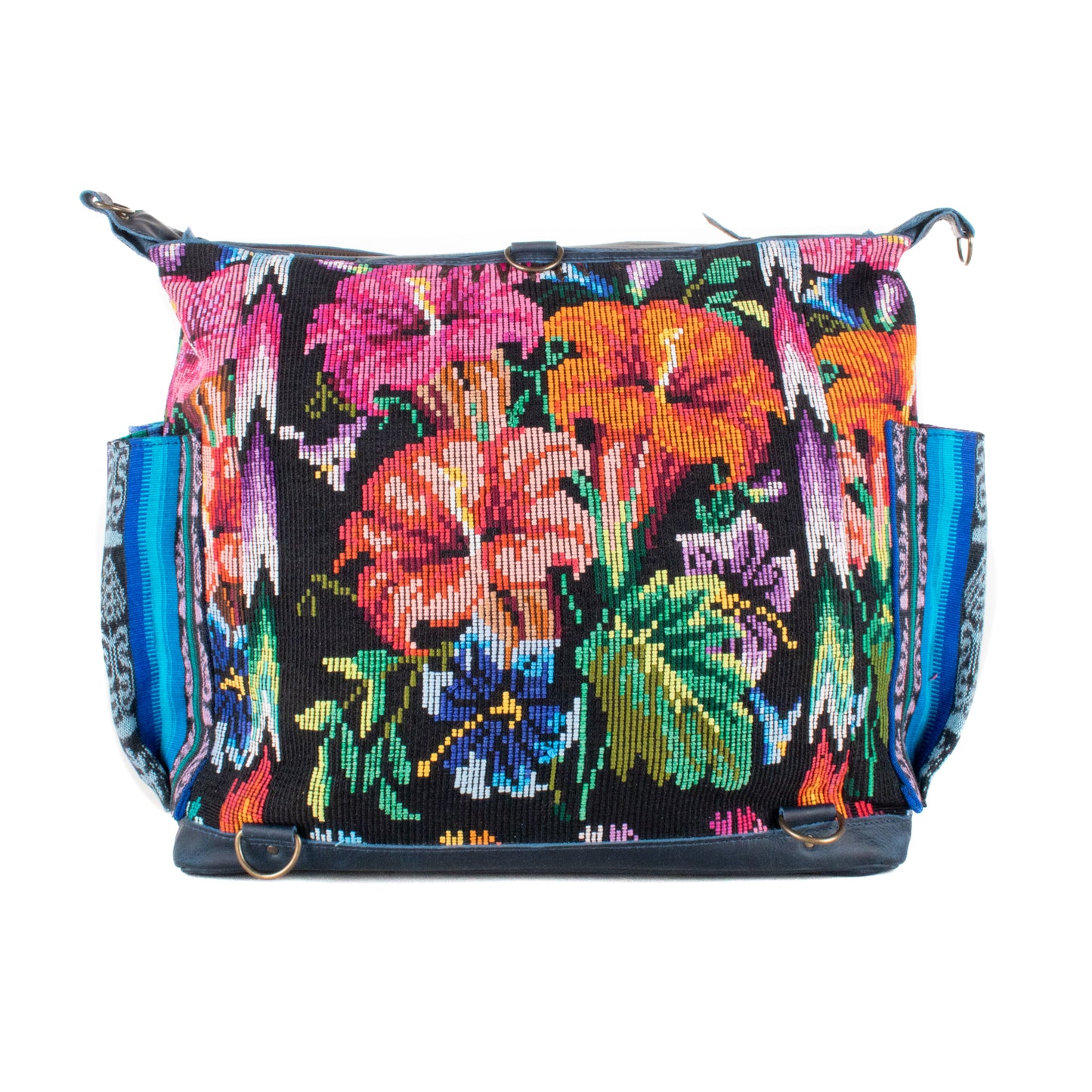 **SHIP WINDOW** BEATRIZ CDB + DIAMANTE STRAP - OOAK HUIPIL - NAVY - NO. 201556