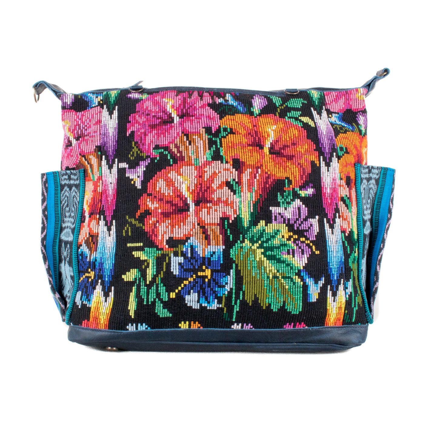 **SHIP WINDOW** BEATRIZ CDB + DIAMANTE STRAP - OOAK HUIPIL - NAVY - NO. 201556