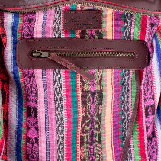 **SHIP WINDOW** BEATRIZ MCDB + DIAMANTE STRAP - OOAK HUIPIL - VINO TINTO - NO. 201562