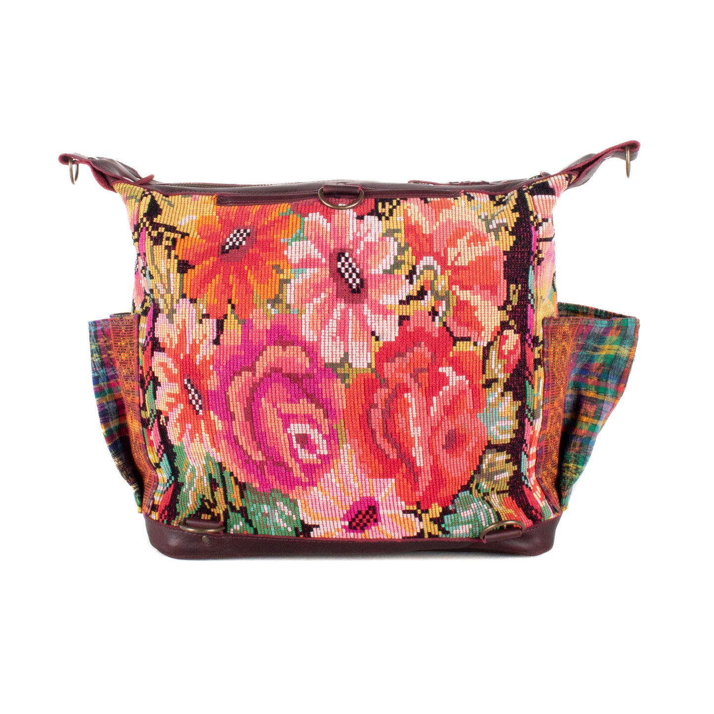 **SHIP WINDOW** BEATRIZ MCDB + DIAMANTE STRAP - OOAK HUIPIL - VINO TINTO - NO. 201563