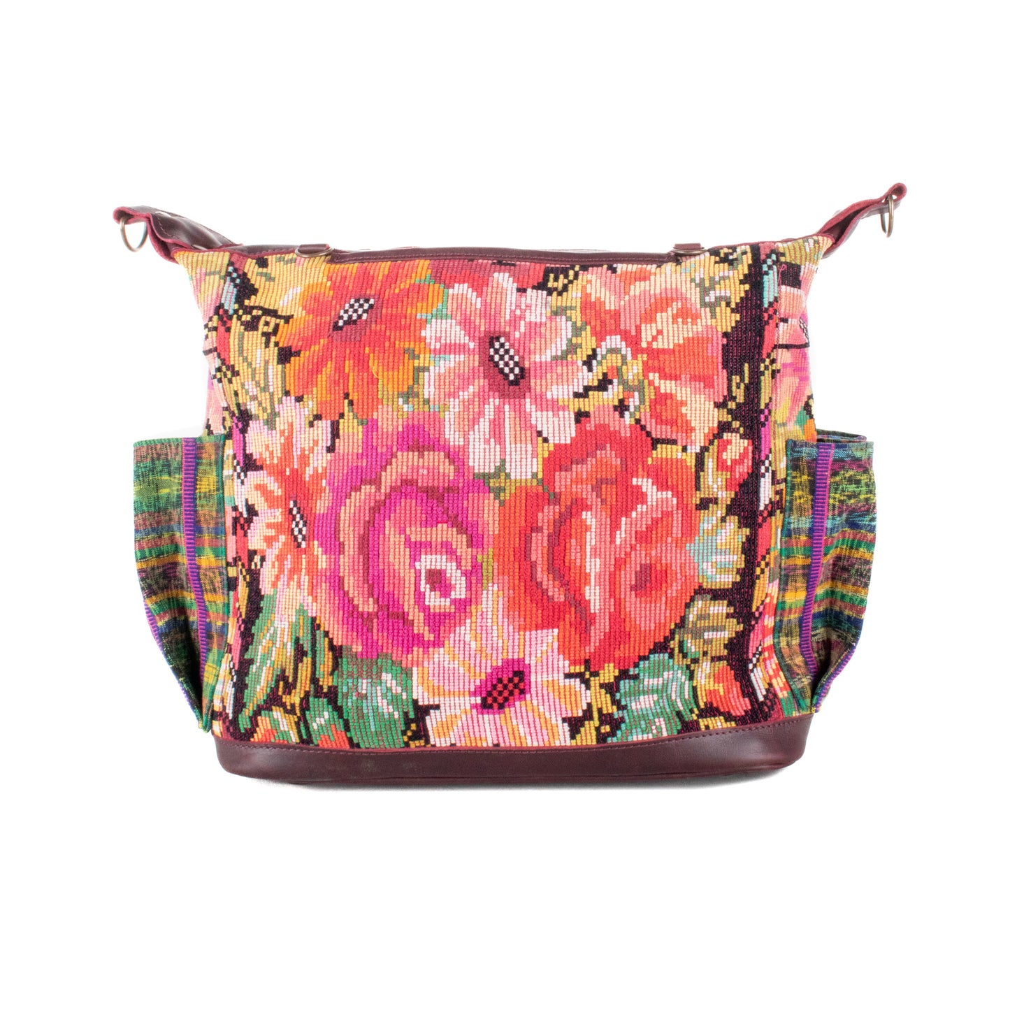 **SHIP WINDOW** BEATRIZ MCDB + DIAMANTE STRAP - OOAK HUIPIL - VINO TINTO - NO. 201563