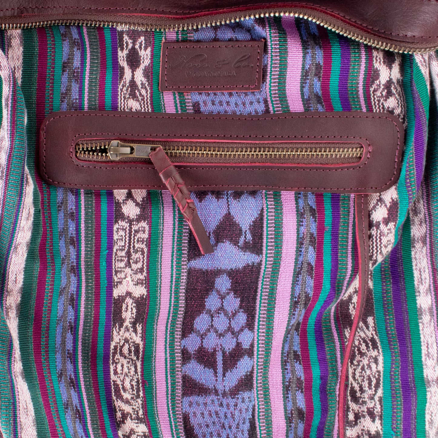 **SHIP WINDOW** BEATRIZ MCDB + DIAMANTE STRAP - OOAK HUIPIL - VINO TINTO - NO. 201564