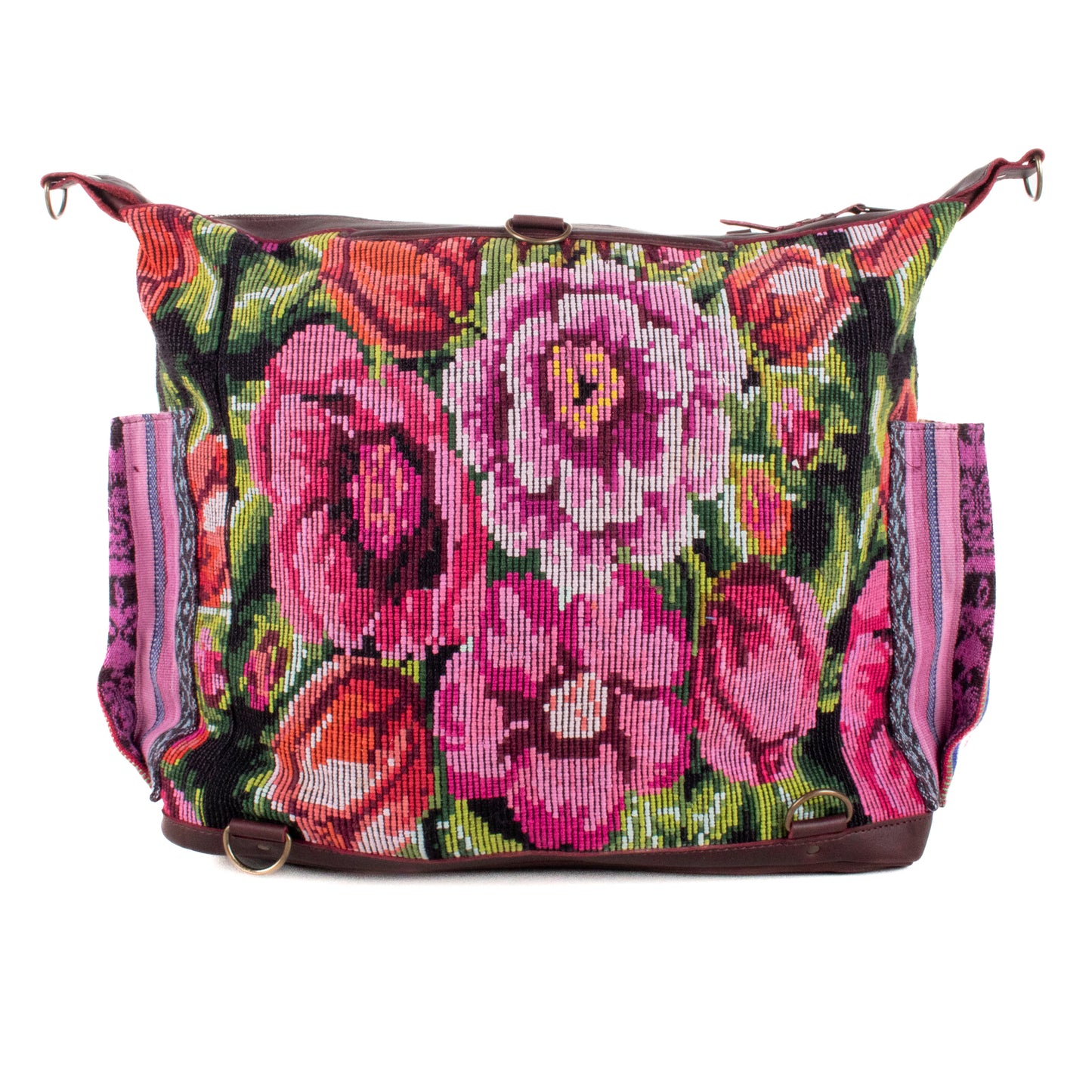 **SHIP WINDOW** BEATRIZ CDB + DIAMANTE STRAP - OOAK HUIPIL - VINO TINTO - NO. 201565