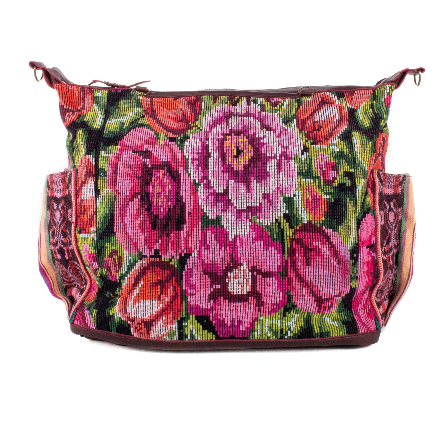 **SHIP WINDOW** BEATRIZ CDB + DIAMANTE STRAP - OOAK HUIPIL - VINO TINTO - NO. 201565