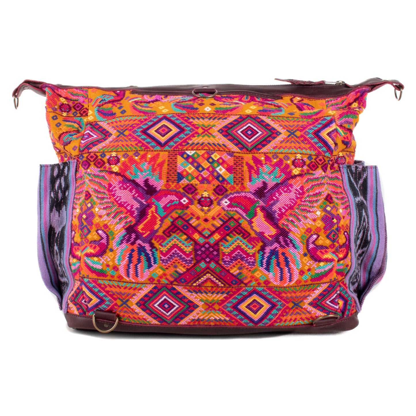 **SHIP WINDOW** BEATRIZ CDB + DIAMANTE STRAP - OOAK HUIPIL - VINO TINTO - NO. 201566