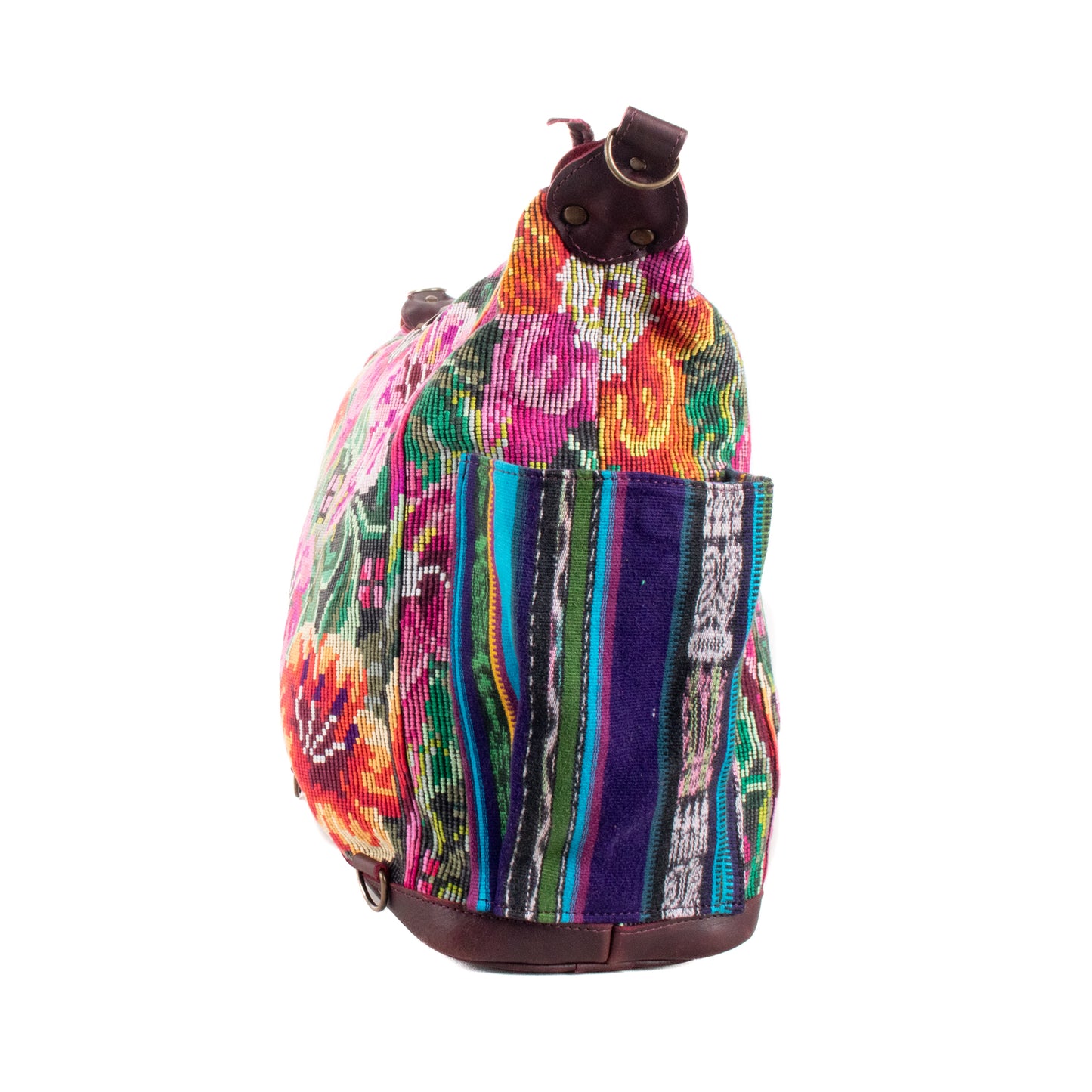 **SHIP WINDOW** BEATRIZ CDB + DIAMANTE STRAP - OOAK HUIPIL - VINO TINTO - NO. 201567