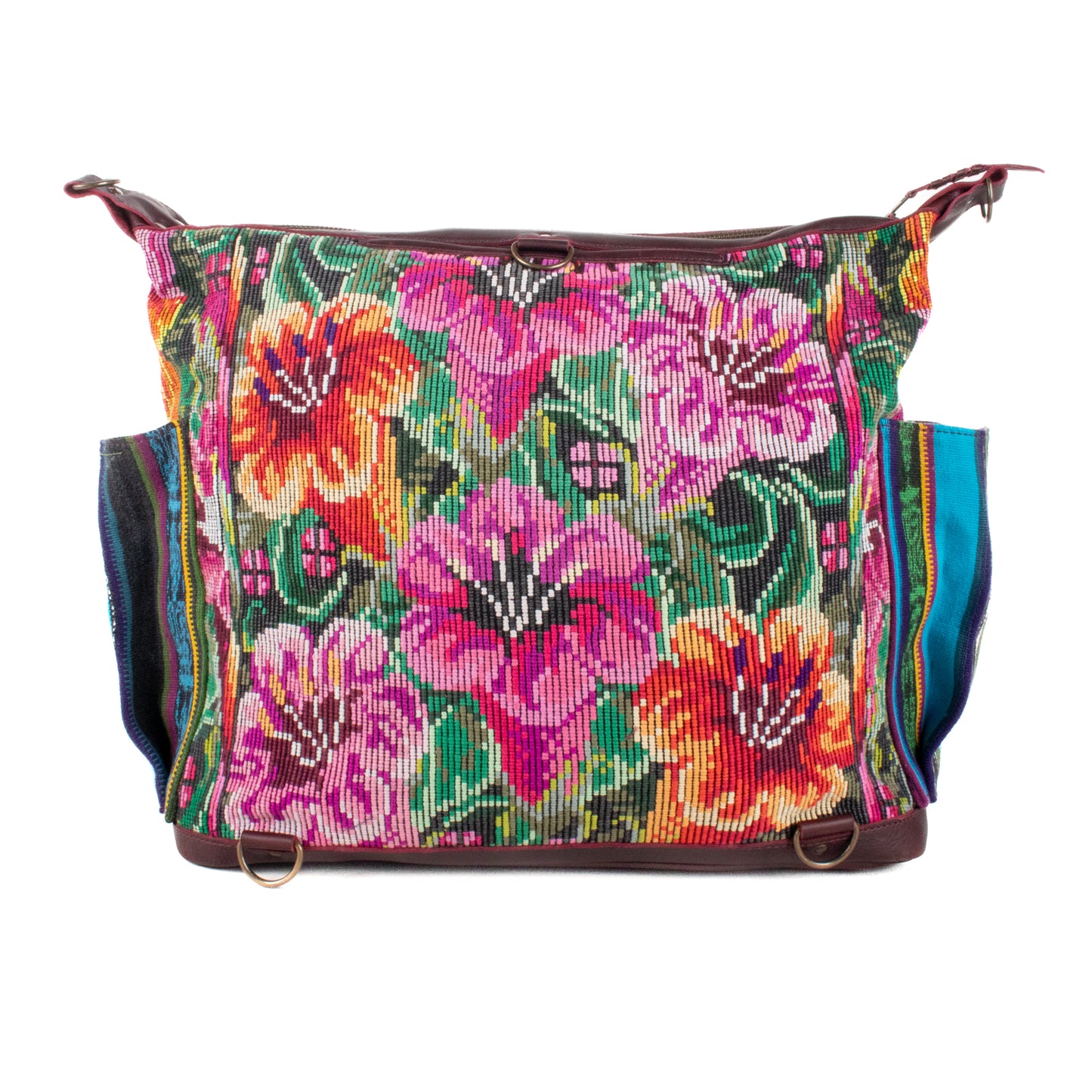 **SHIP WINDOW** BEATRIZ CDB + DIAMANTE STRAP - OOAK HUIPIL - VINO TINTO - NO. 201567
