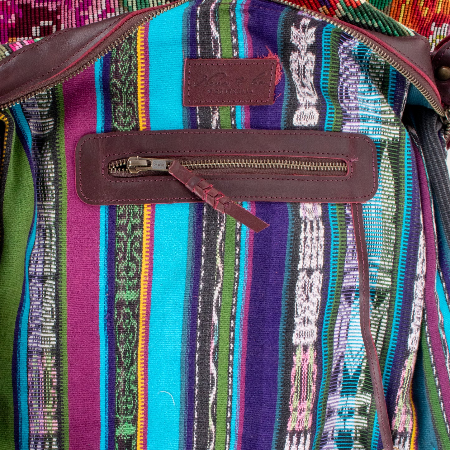 **SHIP WINDOW** BEATRIZ CDB + DIAMANTE STRAP - OOAK HUIPIL - VINO TINTO - NO. 201567