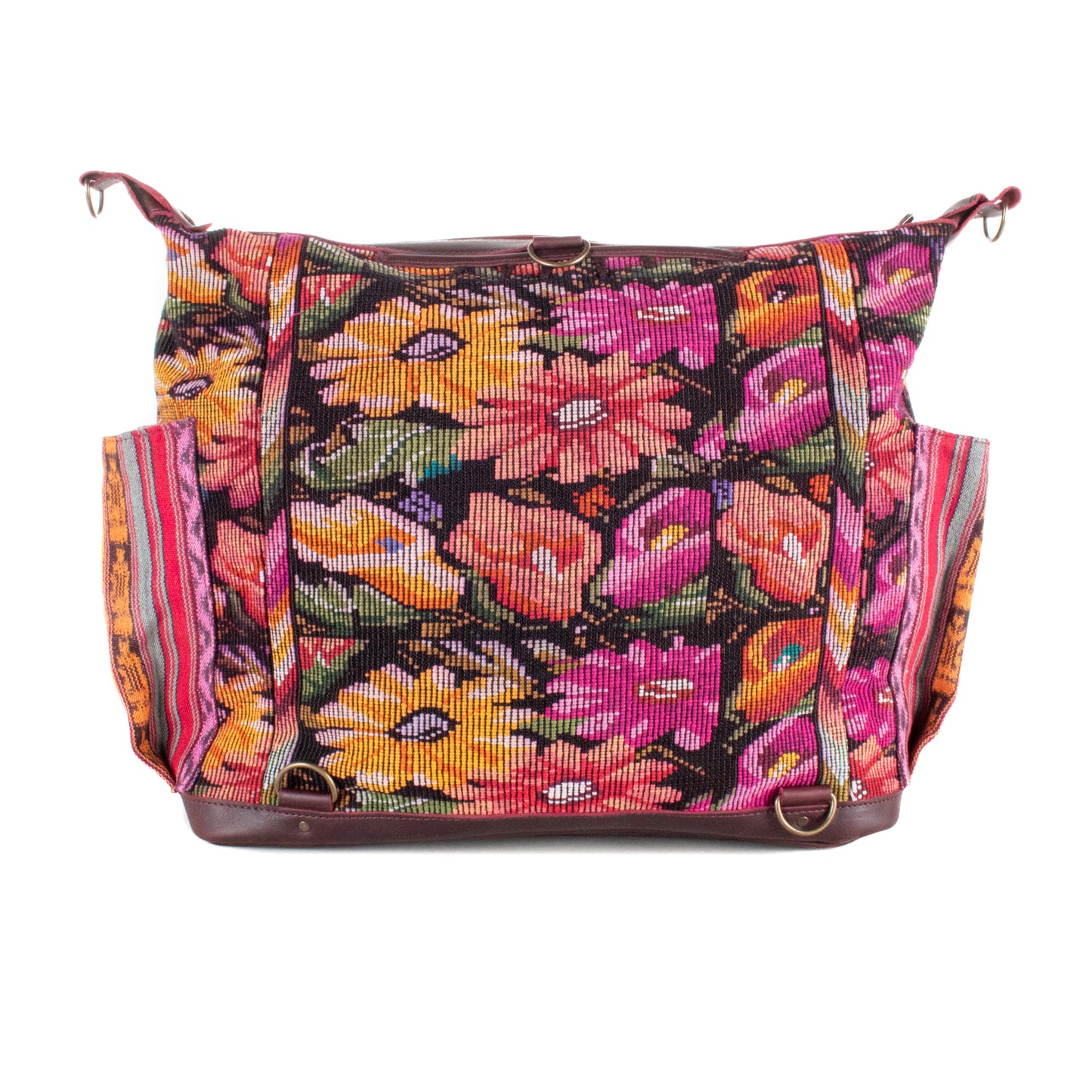 **SHIP WINDOW** BEATRIZ CDB + DIAMANTE STRAP - OOAK HUIPIL - VINO TINTO - NO. 201568