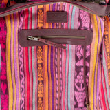 BEATRIZ CDB + DIAMANTE STRAP - OOAK HUIPIL - VINO TINTO - NO. 201568