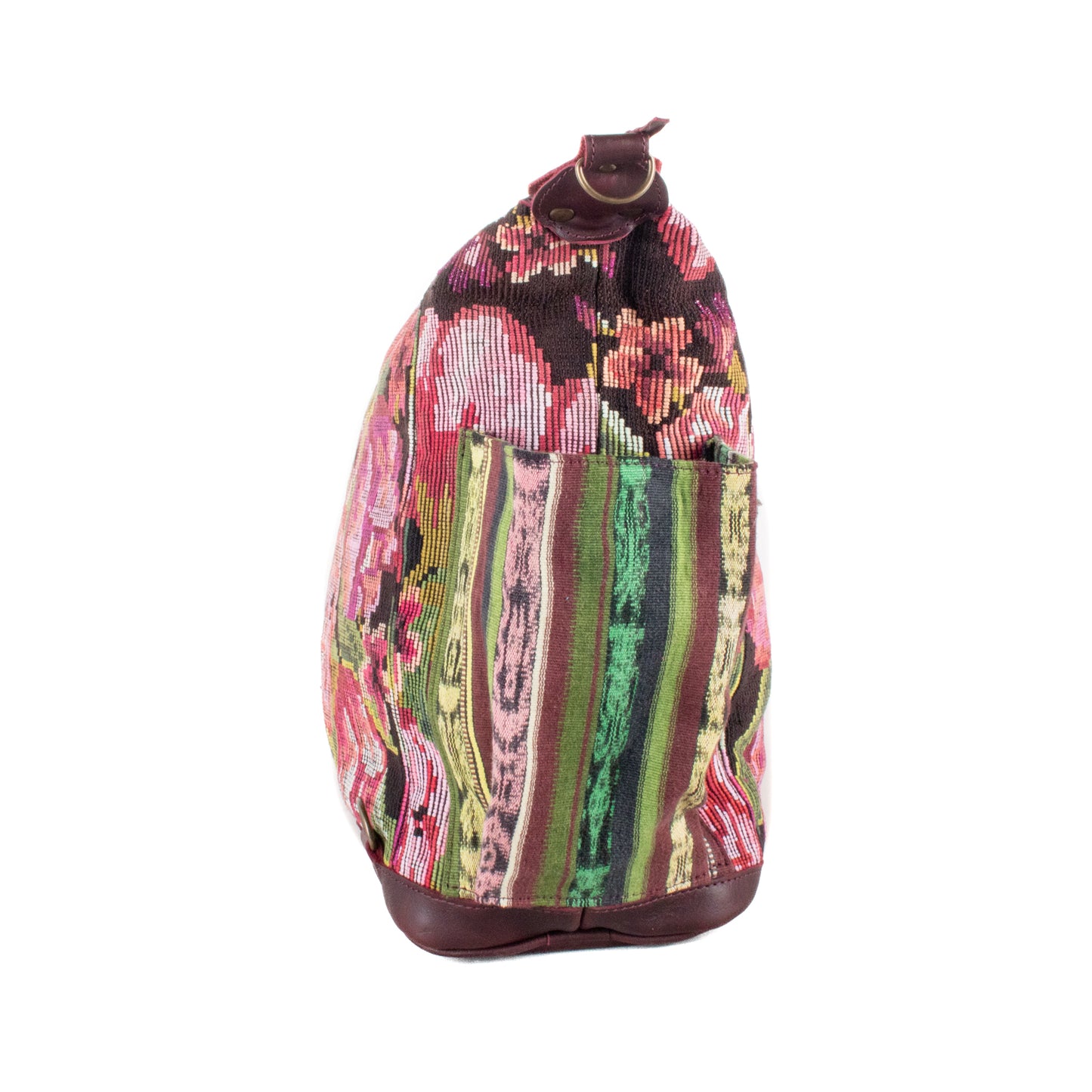 **SHIP WINDOW** BEATRIZ CDB + DIAMANTE STRAP - OOAK HUIPIL - VINO TINTO - NO. 201569