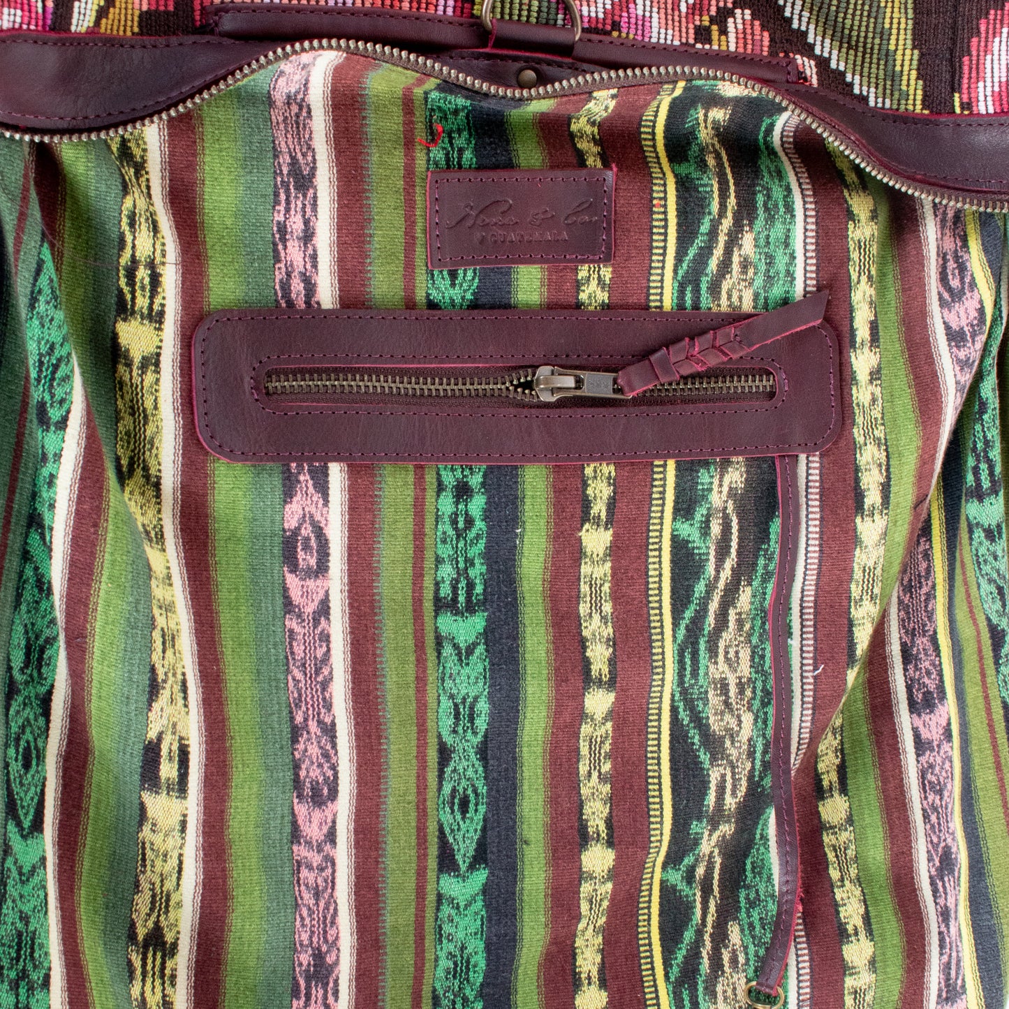 **SHIP WINDOW** BEATRIZ CDB + DIAMANTE STRAP - OOAK HUIPIL - VINO TINTO - NO. 201569